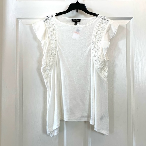 Jessica Simpson Moya Short Sleeve Blouse Size S - Picture 5 of 12